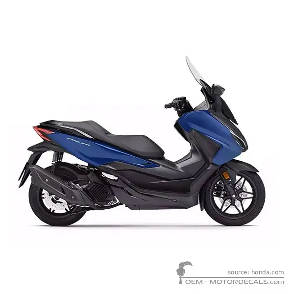 Honda FORZA 125 2023 - Mat Pearl Pacific Blue