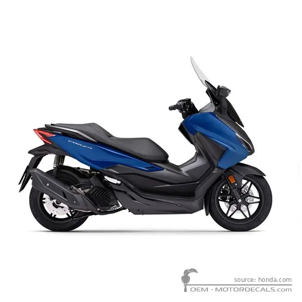 Honda FORZA 125 2024 - Mat Pearl Pacific Blue