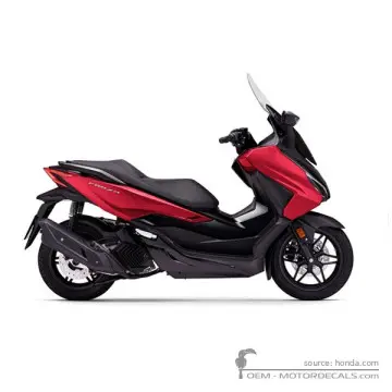 Honda FORZA 125 2024 - Pearl Siena Red
