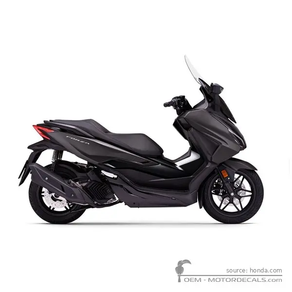 Honda FORZA 125 2026 - Mat Cynos Gray Metallic