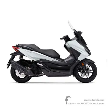 Honda FORZA 125 2026 - Mat Pearl Cool White