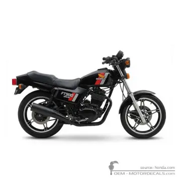 Honda FT500 Ascot 1983 - Black