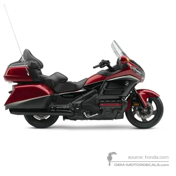 Honda GL1800 GOLD WING 2015 - Rosso - Candy Prominence Red