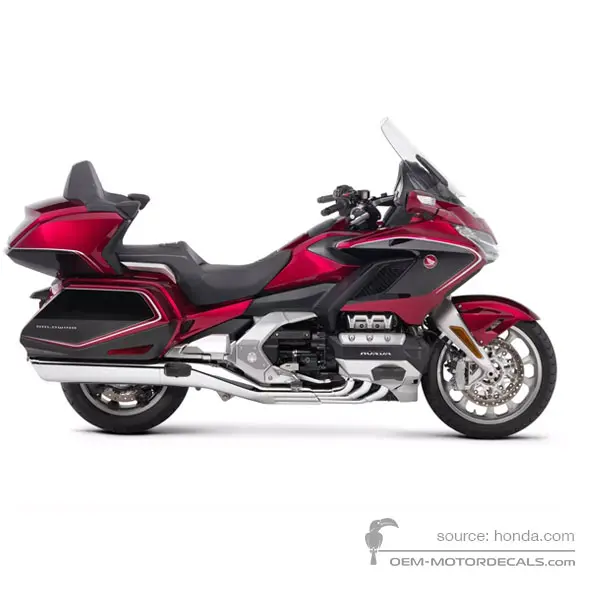 Honda GL1800 GOLD WING 2018 - Rosso - Candy Ardent Red