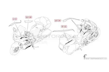 Honda GL1800 GOLD WING Tour Deluxe 2024