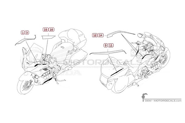 Honda GL1800 GOLD WING Tour Deluxe 2024