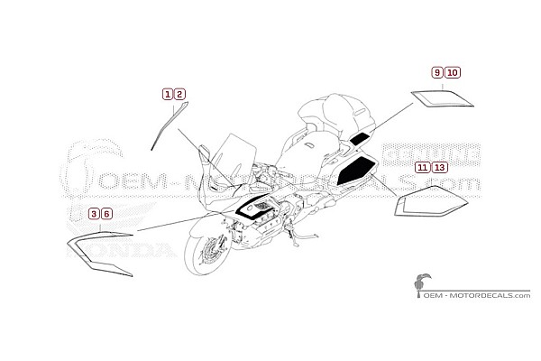 Honda GL1800 GOLD WING 2025