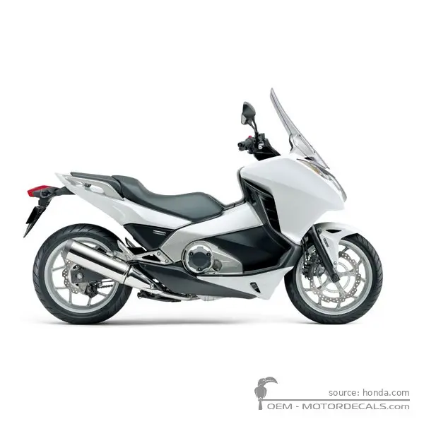 Honda INTEGRA 700 2012 - Pearl Sunbeam White