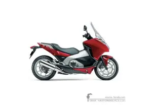 Adesivi per Honda INTEGRA 700 2013 • Honda Adesivi OEM