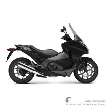 Honda INTEGRA 700 2013 - Mat Gunpowder Black Metallic
