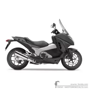 Honda INTEGRA 750 2014 - Mat Bullet Silver