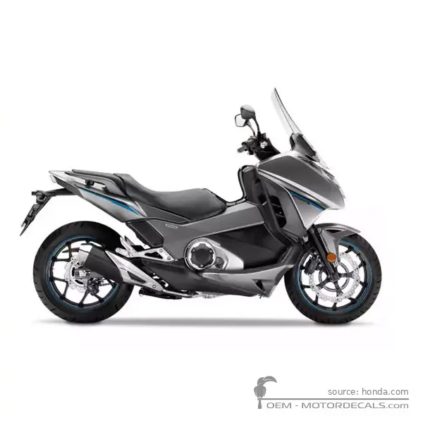 Honda INTEGRA 750 S 2016 - Mat Alpha Silver Metallic