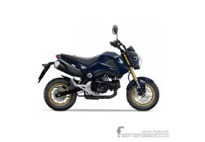 Decals for Honda MSX125 GROM 2014 • Honda OEM Decals