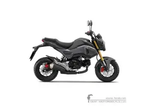 Decals for Honda MSX125 GROM 2016 • Honda OEM Decals