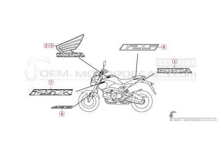 Honda MSX125 GROM 2017
