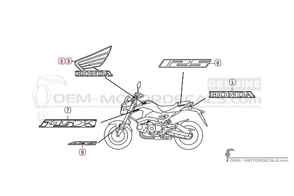 Honda MSX125 GROM 2017