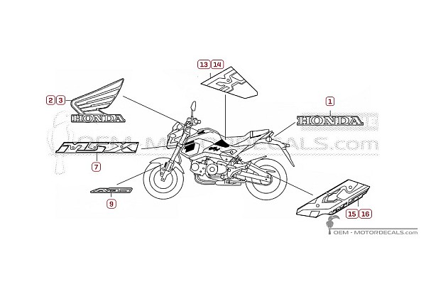 Honda MSX125 GROM 2018