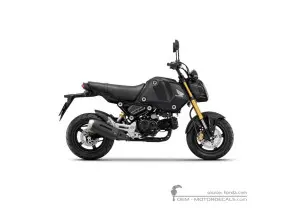 Stickers voor Honda MSX125 GROM 2021 • Honda OEM Stickers