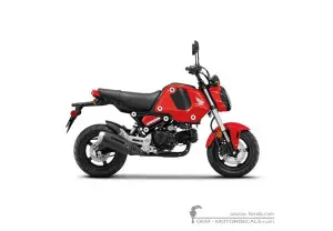 Decals for Honda MSX125 GROM 2023 • Honda OEM Decals