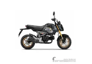 Decals for Honda MSX125 GROM 2023 • Honda OEM Decals