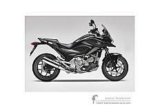 Adesivi per Honda NC700X 2012 - Nero • Honda Adesivi OEM