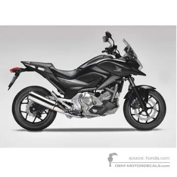 Honda NC700X 2013 - Negro - Darkness Black Metallic