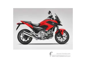 Pegatinas para Honda NC700X 2012 - Rojo • Honda Pegatinas OEM