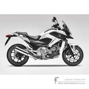 Honda NC700X 2012 - Biały - Pearl Sunbeam White