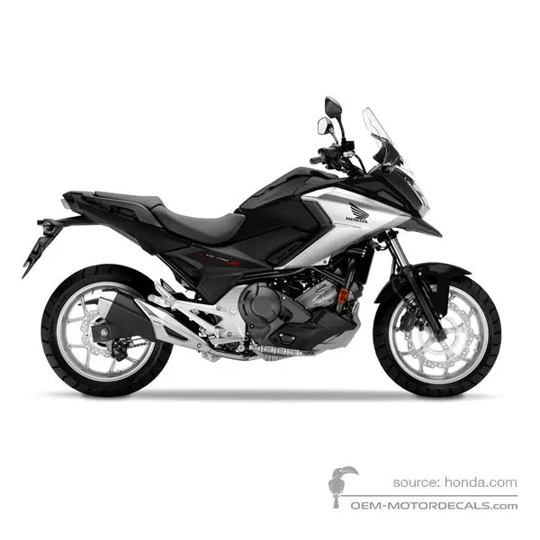 Honda NC750X 2016 - Nero - Mat Gunpowder Black Metallic