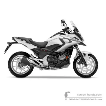 Honda NC750X 2016 - Bianco - Mat Pearl Glare White