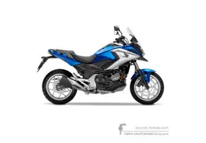 Naklejki do Honda NC750X 2018 - Niebieski • Honda Naklejki OEM