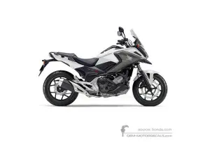 Aufkleber für Honda NC750X 2019 - Weiss • Honda OEM-Aufkleber