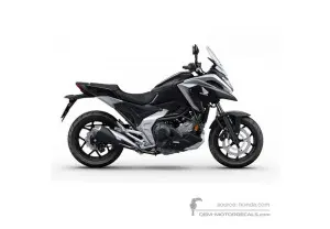 Stickers voor Honda NC750X 2021 - Zwart • Honda OEM Stickers