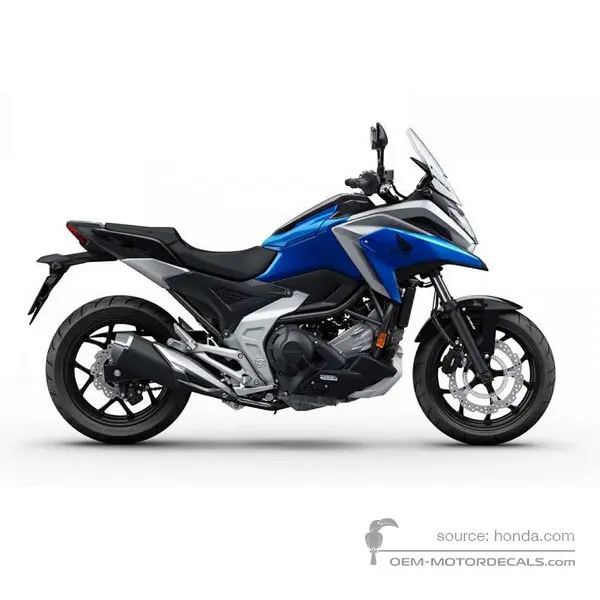 Honda NC750X 2021 - Blu - Glint Wave Blue Metallic