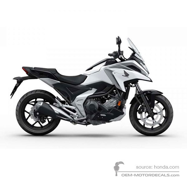 Naklejki do Honda NC750X 2021 - Biały • Honda Naklejki OEM