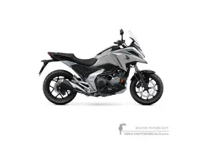 Naklejki do Honda NC750X 2023 - Szary • Honda Naklejki OEM