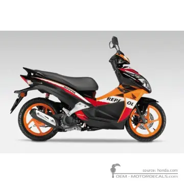 Honda NSC50 R Repsol 2013 - Vibrant Orange