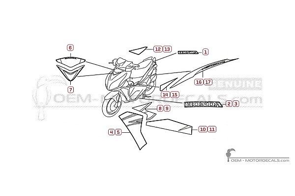 Honda NSC50 R 2014