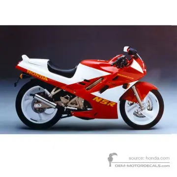 Honda NSR125 1989 - Rosso - Fighting Red
