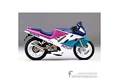 Autocollants pour Honda NSR125 1989 - Blanc • Honda Autocollants OEM