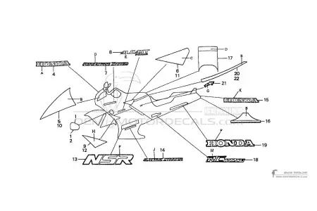 Honda NSR125 1989 - White