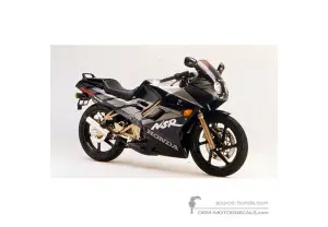 Adesivi per Honda NSR125 1992 - Nero • Honda Adesivi OEM