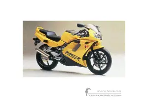 Decals for Honda NSR125 1993 - Yellow • Honda OEM Decals