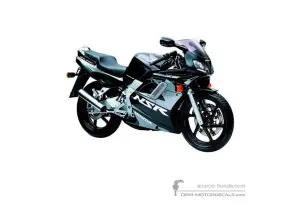 Decals for Honda NSR125 2001 - Black • Honda OEM Decals