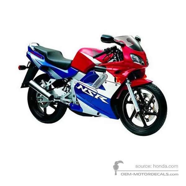 Honda NSR125 2001 - Rosso - Sparkling Red