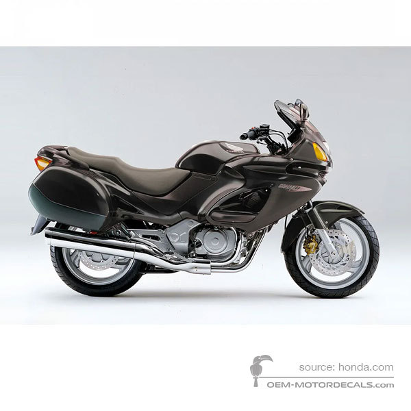 Decals for Honda NT650V DEAUVILLE 1998 - Black • Honda OEM Decals
