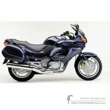 Honda NT650V DEAUVILLE 2000 - Blu - Sensitive Blue Metallic