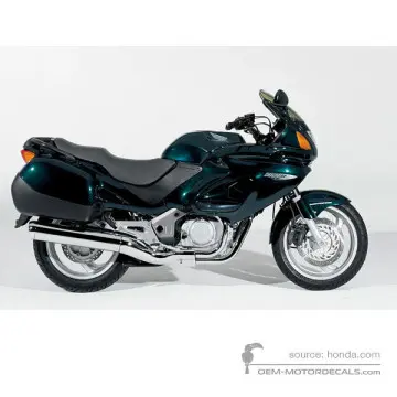 Honda NT650V DEAUVILLE 2001 - Verde - Tasmania Green Metallic