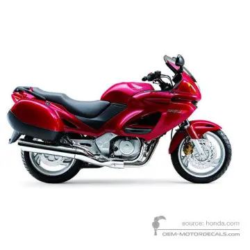 Honda NT650V DEAUVILLE 2005 - Rosso - Carnelian Red Metallic