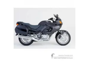 Decals for Honda NT650V DEAUVILLE 2005 - Black • Honda OEM Decals